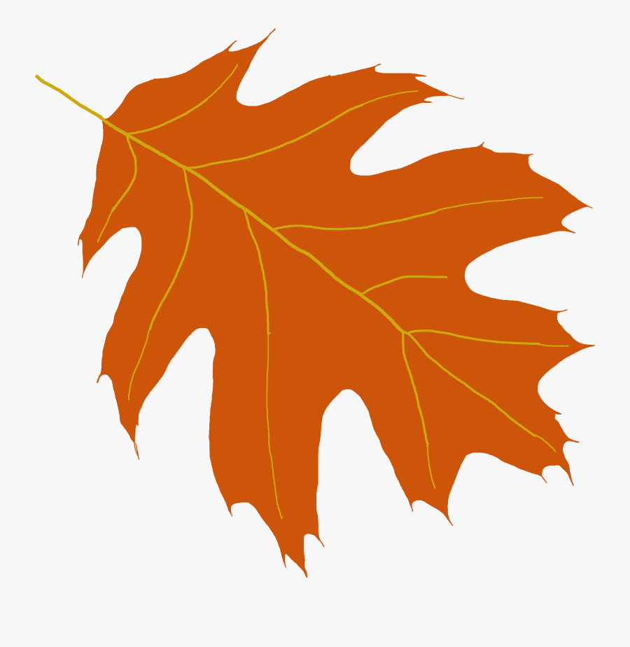 Tree Clipart Leaf - Transparent Autumn Leaf Silhouette, Transparent Clipart