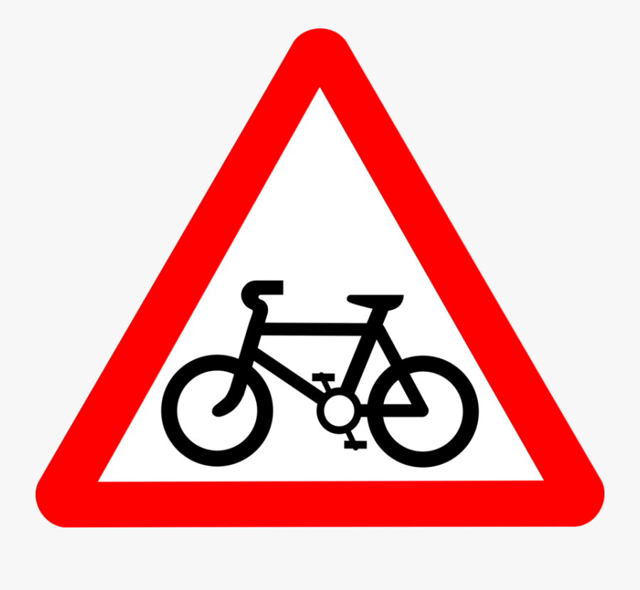 Demons Of Blackwater River Carry Away The Master Clip - Cycle Route Ahead Sign, Transparent Clipart