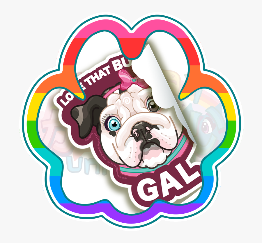 English Bulldog Clipart Kawaii, Transparent Clipart