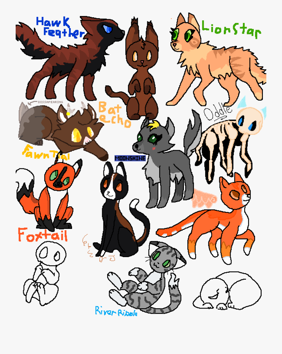 Drawn Pictures Of Warrior Cats, Transparent Clipart
