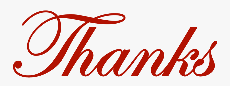 Christmas Thank You Clip Art 6 - Thanks Clipart, Transparent Clipart