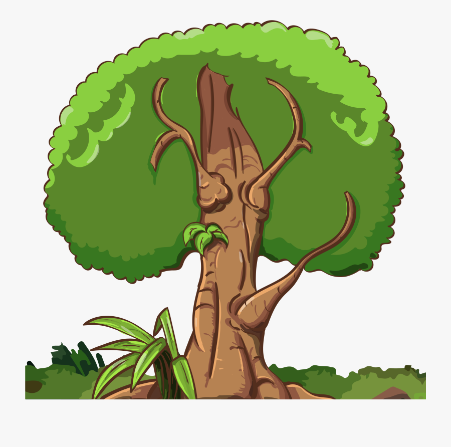 Trees Clipart Oak - Cliparts Green Objects, Transparent Clipart