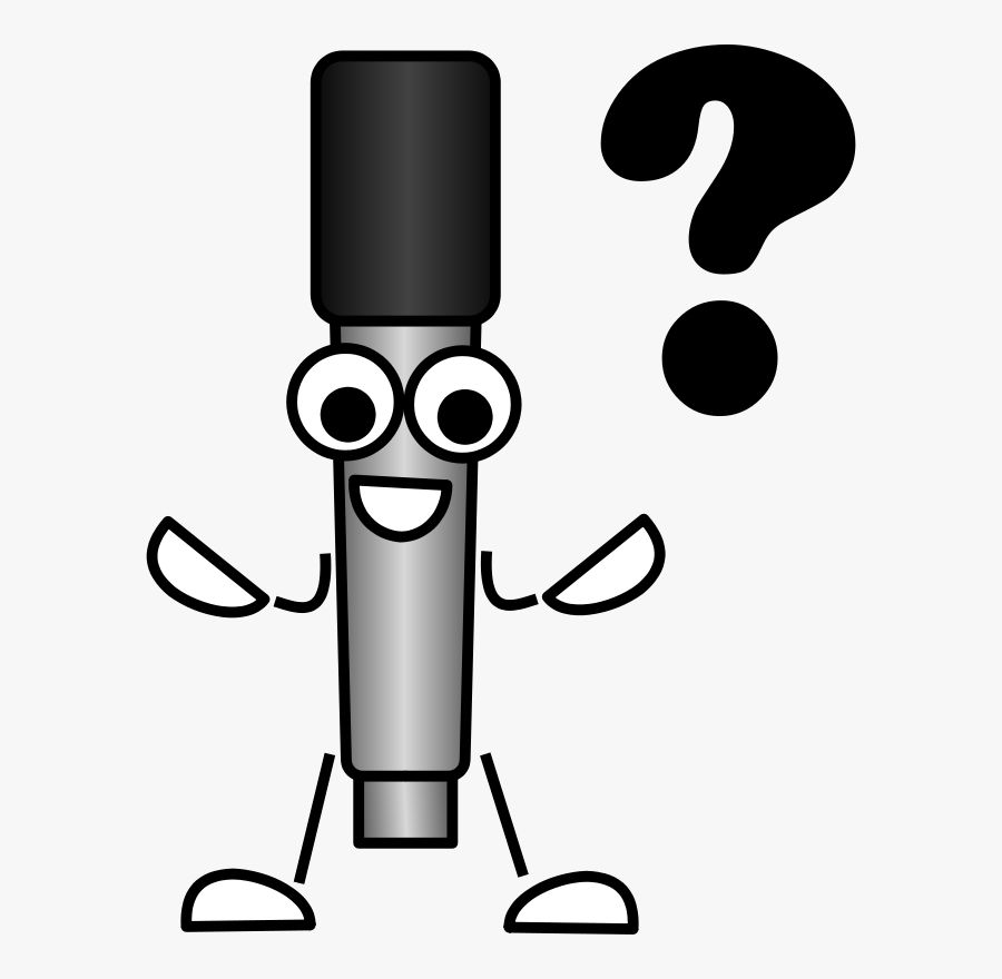 Mike The Mic Question - Microphone Clipart Free, Transparent Clipart