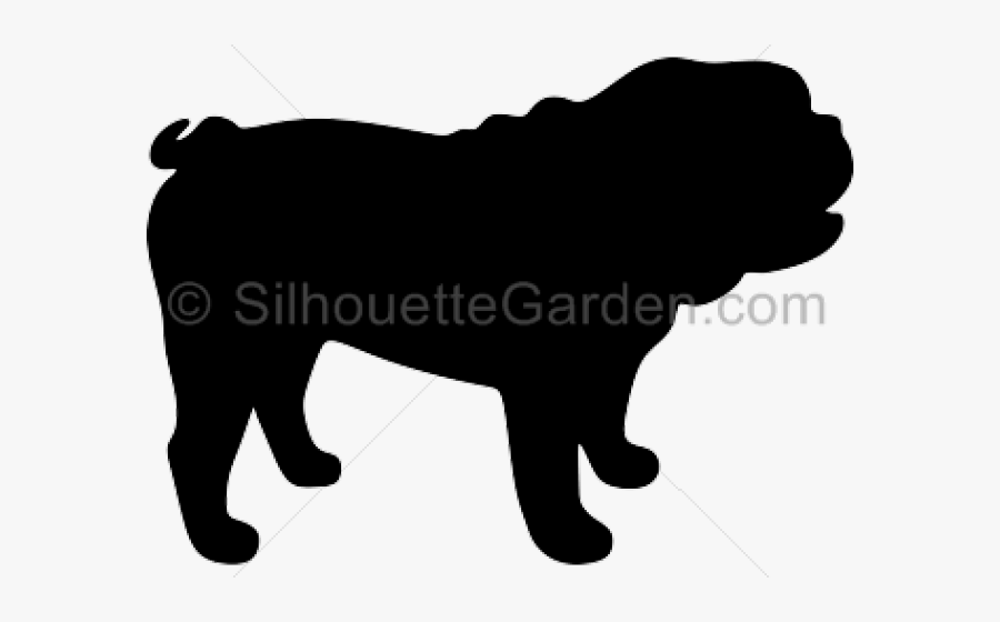 Bulldog Silhouette Svg, Transparent Clipart