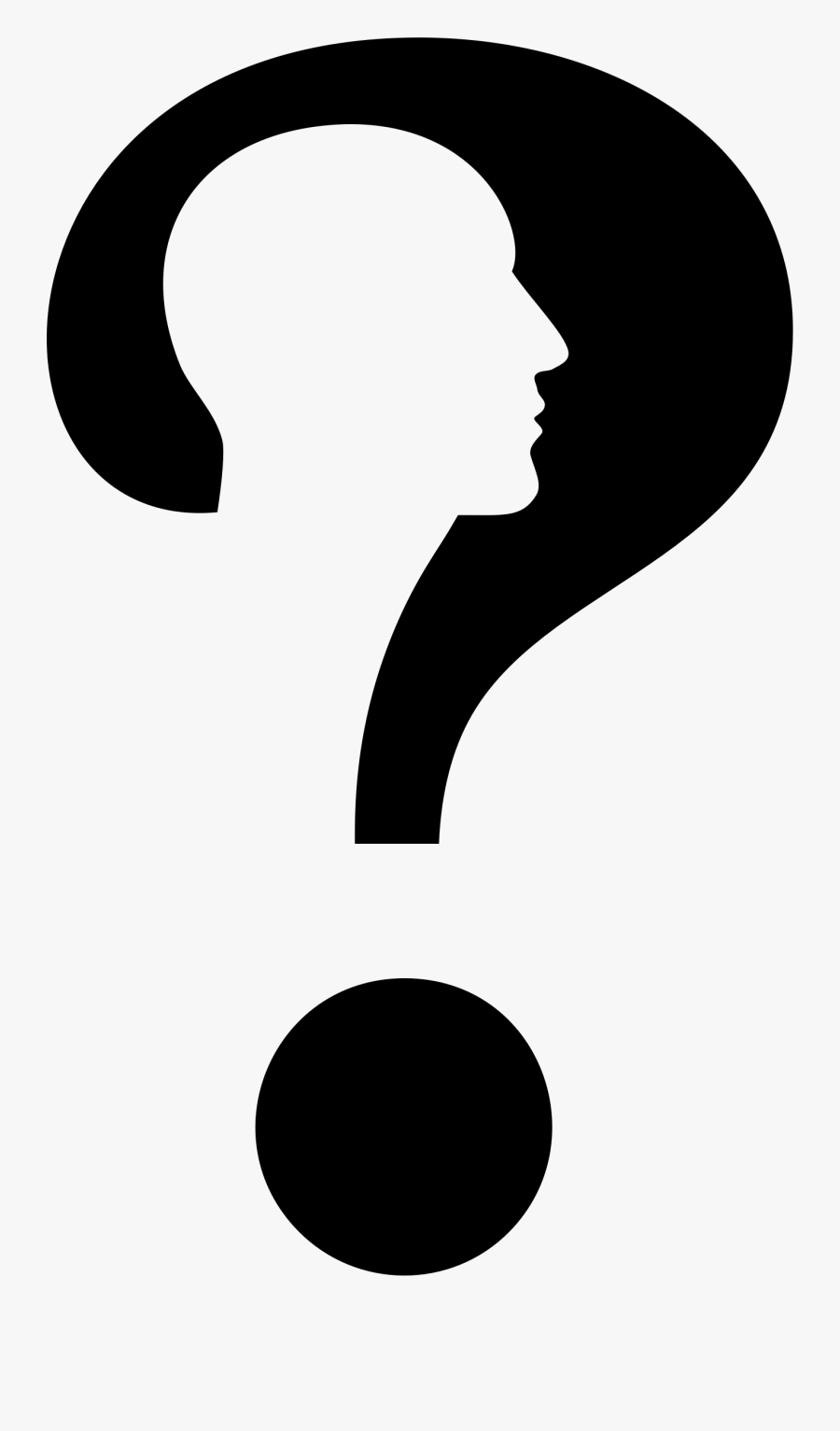 Clipart - Brain And Question Mark, Transparent Clipart