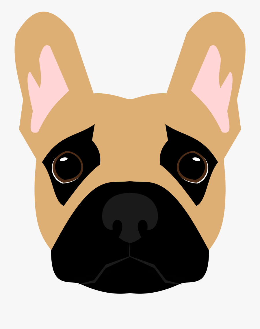 French Bulldog Clip Art American Bully Boxer - Frenchie Vector, Transparent Clipart
