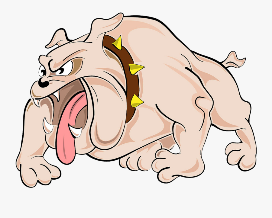 Free To Use Amp Public Domain Bulldog Clip Art - Angry Dog Png Clipart, Transparent Clipart