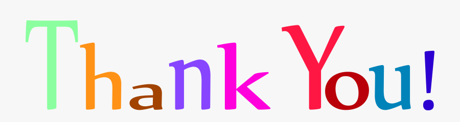 Thank You Nyala Font Clipart, Transparent Clipart