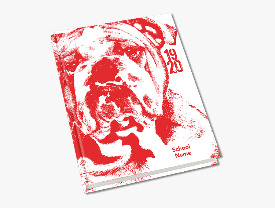 Bulldog Yearbook Covers Designs, Transparent Clipart