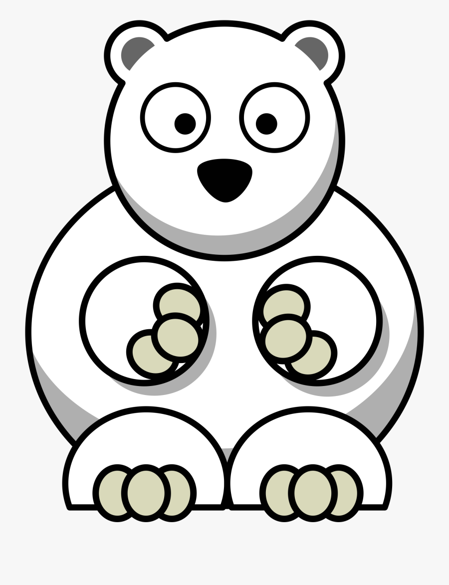 Polar Bear Remix - Cartoon Polar Bear Transparent, Transparent Clipart