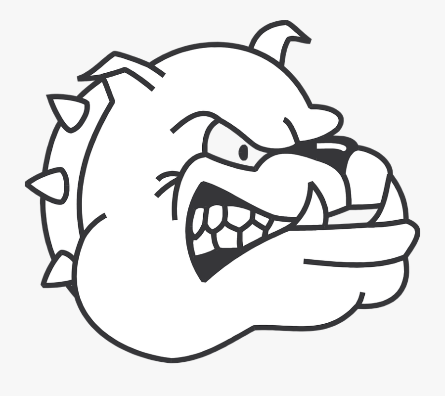 Draw A Mean Dog, Transparent Clipart