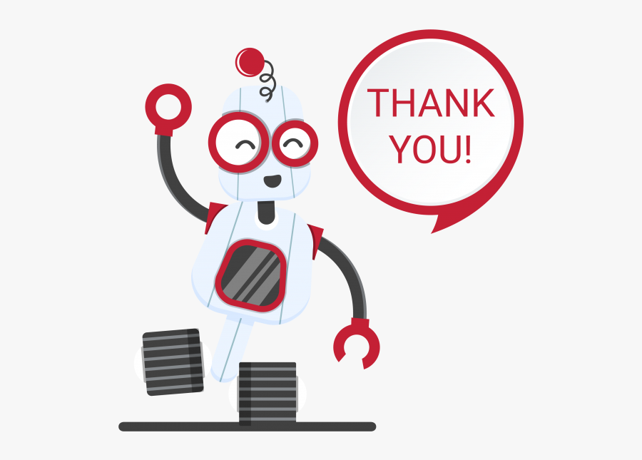 Thank You Images Robot, Transparent Clipart