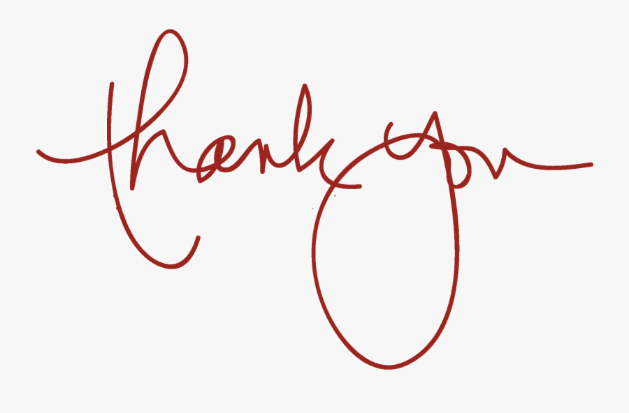 Daily Connections Thank You - Thank You Hand Written, Transparent Clipart