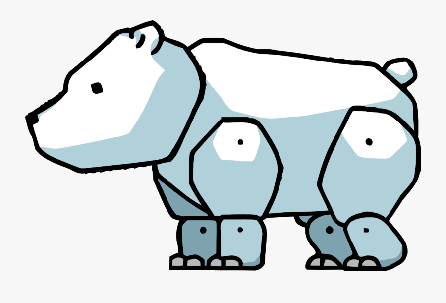Polar Bear - Scribblenauts Arctic, Transparent Clipart