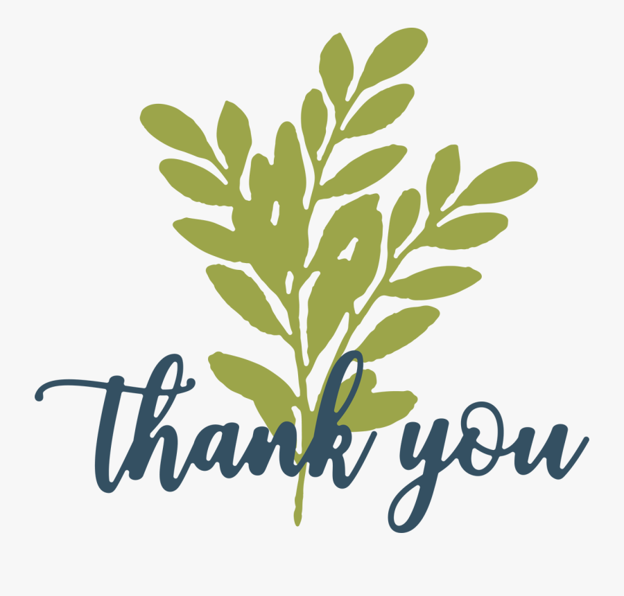 Thank You Leaves Svg Cut File - Thank You Images Cut, Transparent Clipart