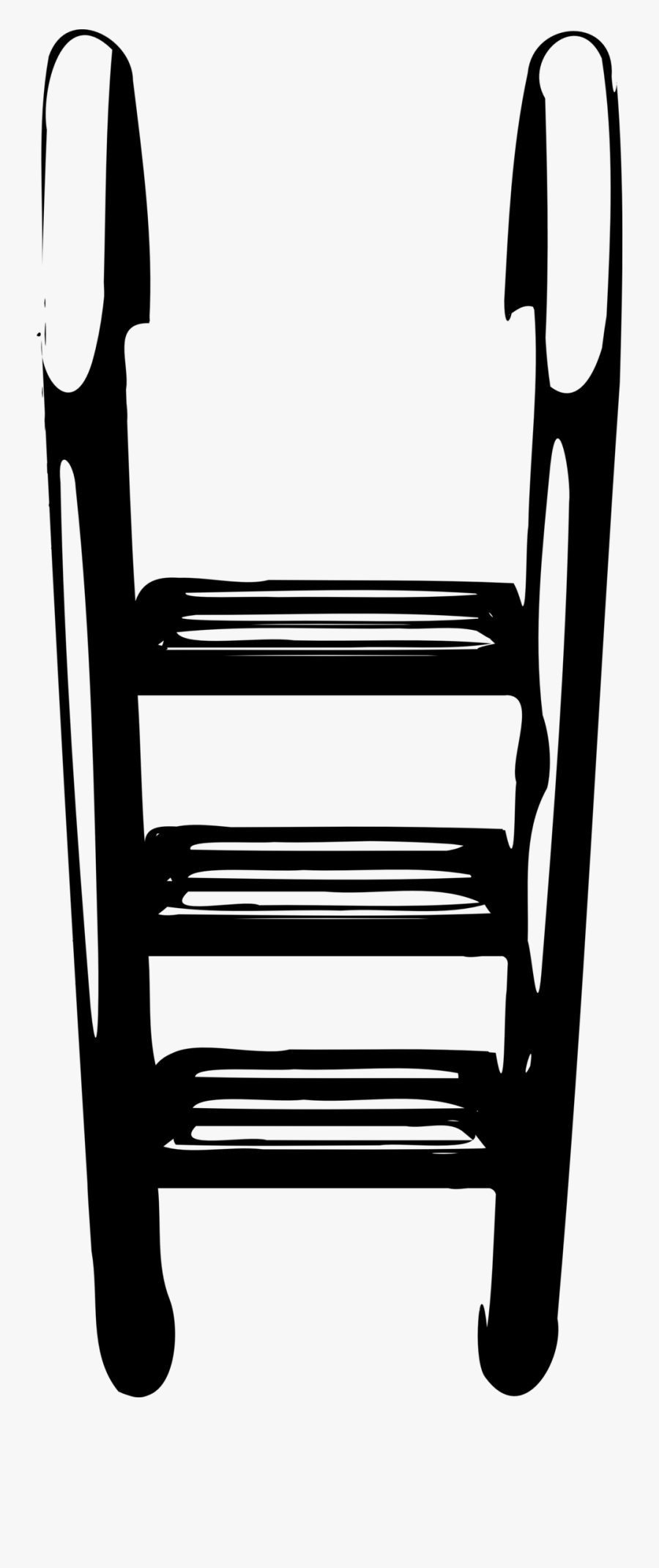 Swimming Pool Ladder - Pool Ladder Clip Art, Transparent Clipart