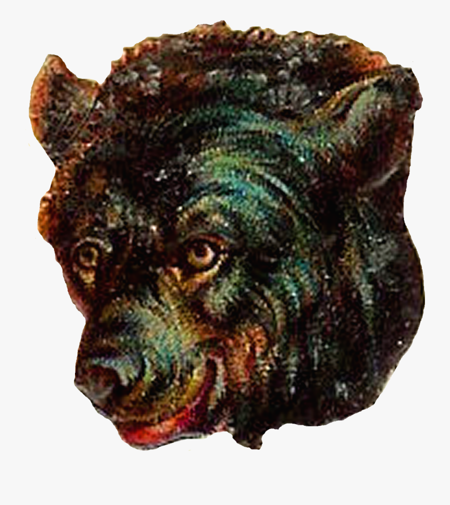 Digital Brown Bear Clip Art - Statue, Transparent Clipart