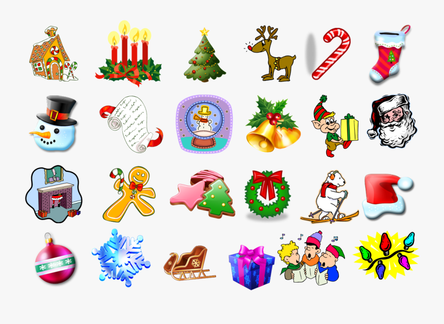 Christmas Bingo, Transparent Clipart