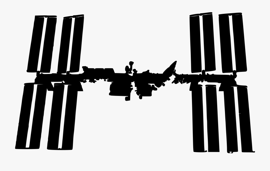 Clipart - - International Space Station Icon, Transparent Clipart