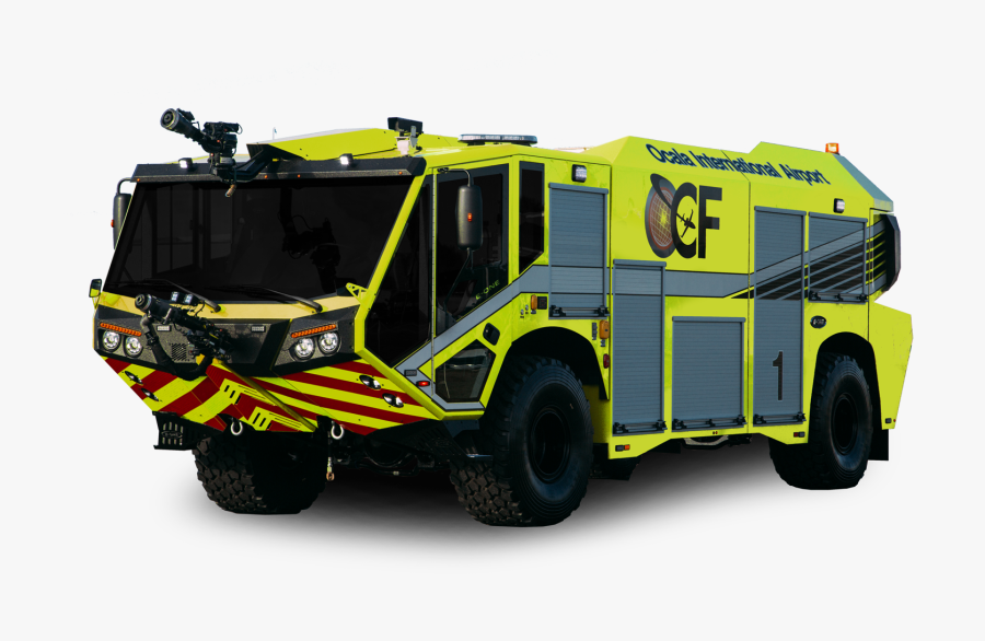 Fire Truck Clipart Big Car - E One Airport Fire Rescue Vehicles, Transparent Clipart