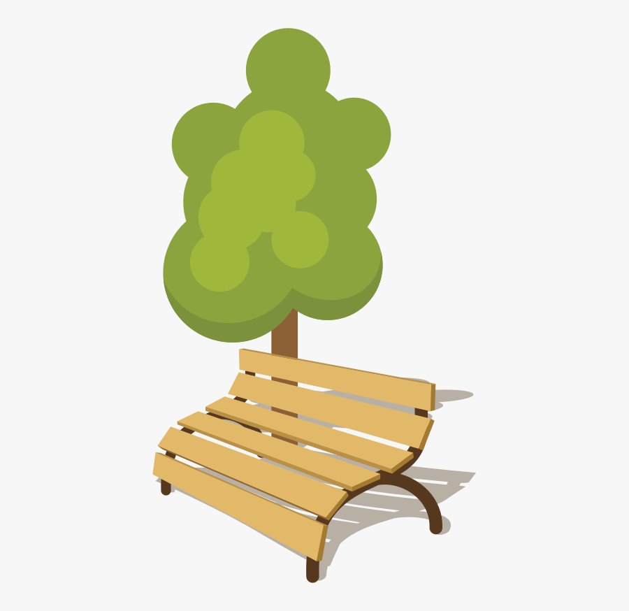 Angle,grass,tree - Park Bench Clip Art Png, Transparent Clipart