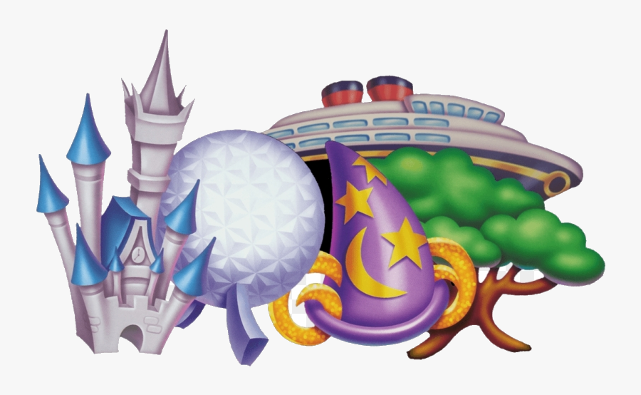 Disney World Walt Clipart Parks Drawings Transparent - Disney World Parks Drawing, Transparent Clipart