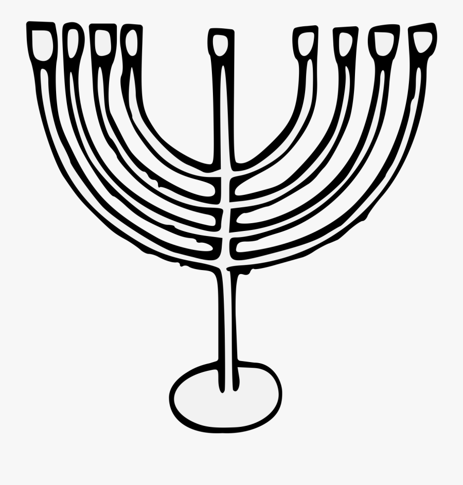 Menorah - Menorah Pdf, Transparent Clipart