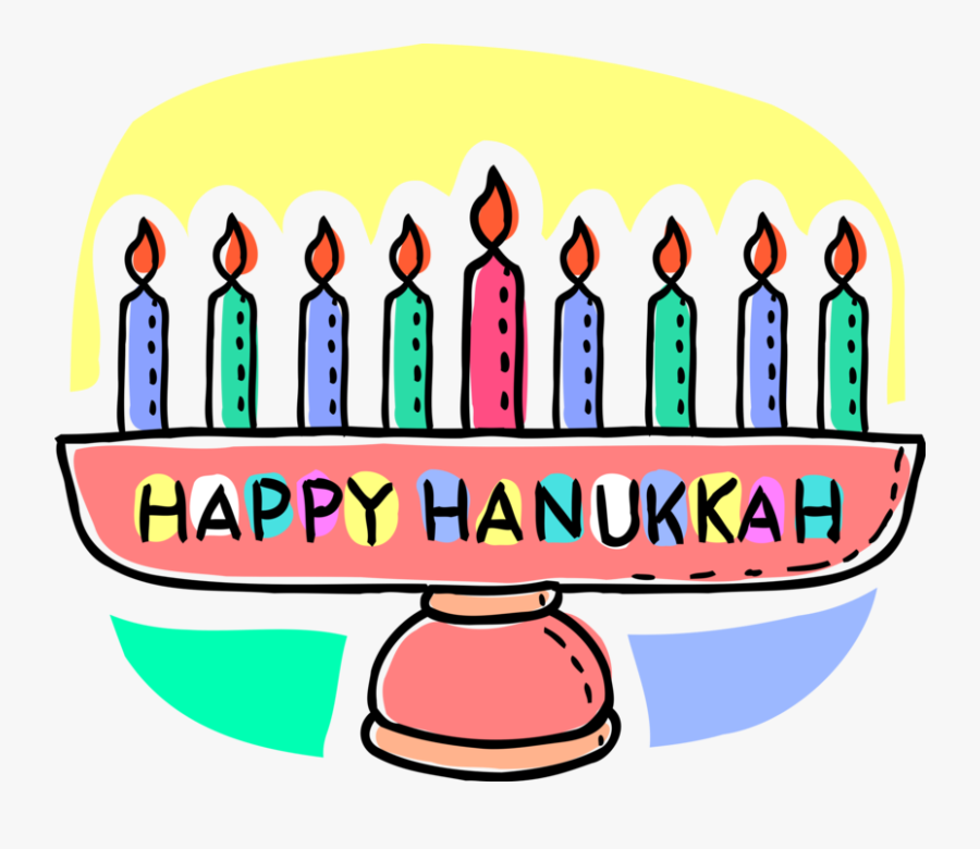 Transparent Hanukkah Clipart Lampstand, Transparent Clipart