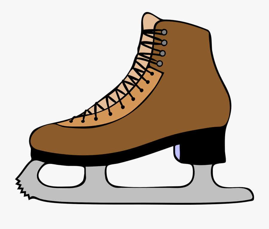 Artwork,walking Shoe,outdoor Shoe - Ice Skate Clipart, Transparent Clipart