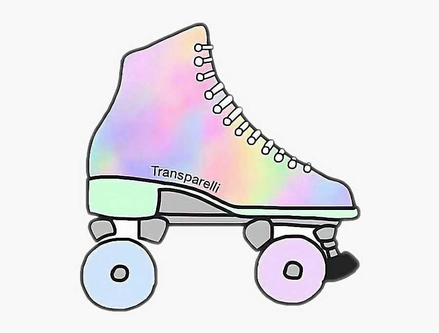 Skate Clipart Transparent Tumblr - Stickers Patines, Transparent Clipart