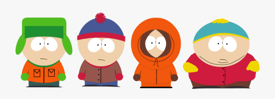 South Park Png Clipart - 4 South Park Characters, Transparent Clipart