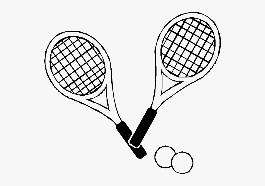 Tennis Drawing Images At Getdrawings Com - Tennis Clipart Black And White, Transparent Clipart