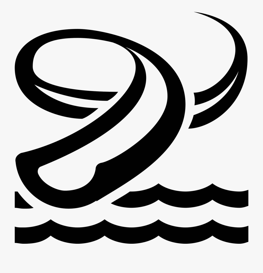 Beach Park Six Flags White Water Water Park Clip Art - Water Slide Clipart Black And White, Transparent Clipart