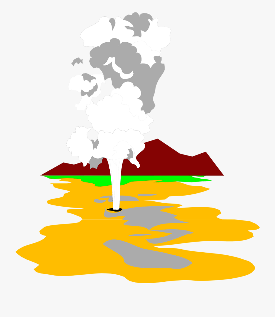 Yellowstone Park Clipart - Clip Art Old Faithful, Transparent Clipart