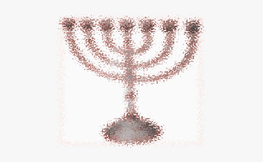 Candle Holder,judaism,menorah - Cross-stitch, Transparent Clipart