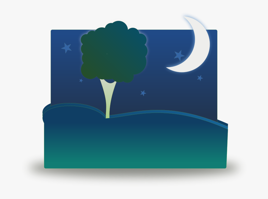 Transparent Sky Clipart Png - Park At Night Clip Art, Transparent Clipart