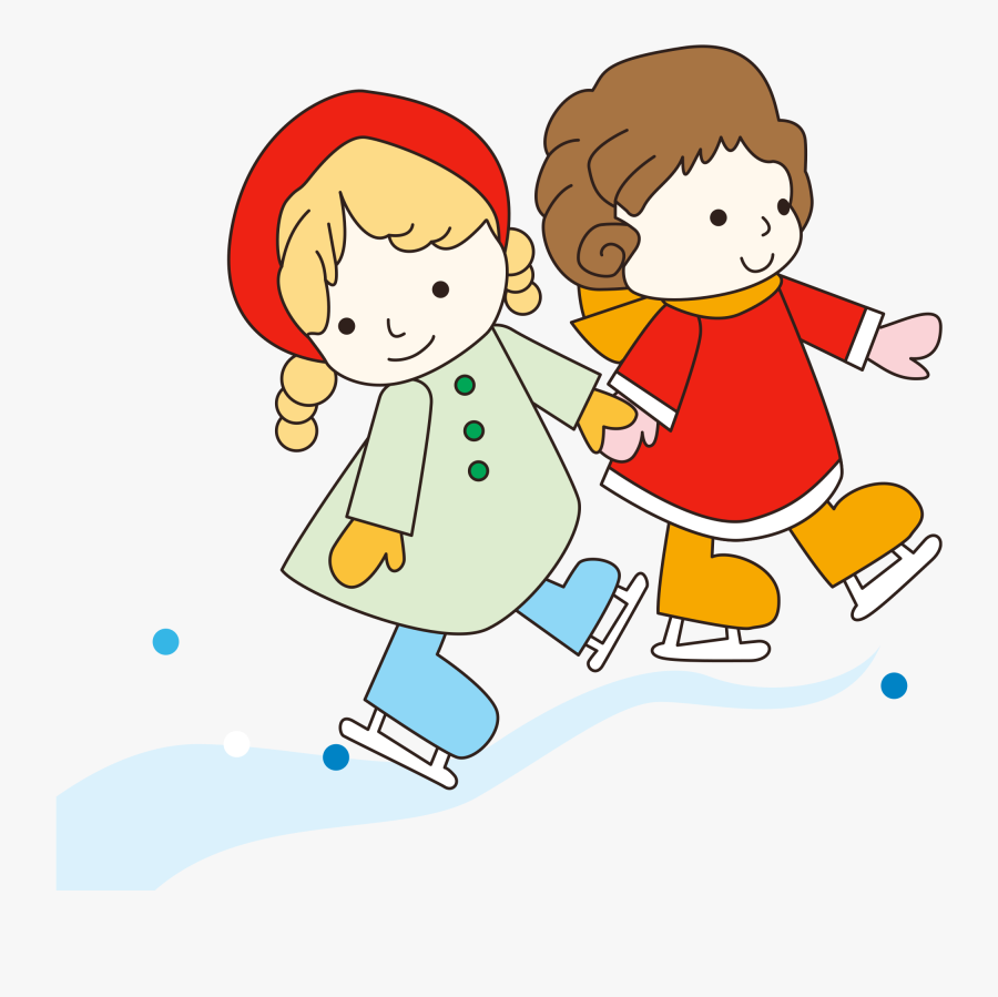 Emotion,art,text - Winter Sport Cartoon Transparent, Transparent Clipart