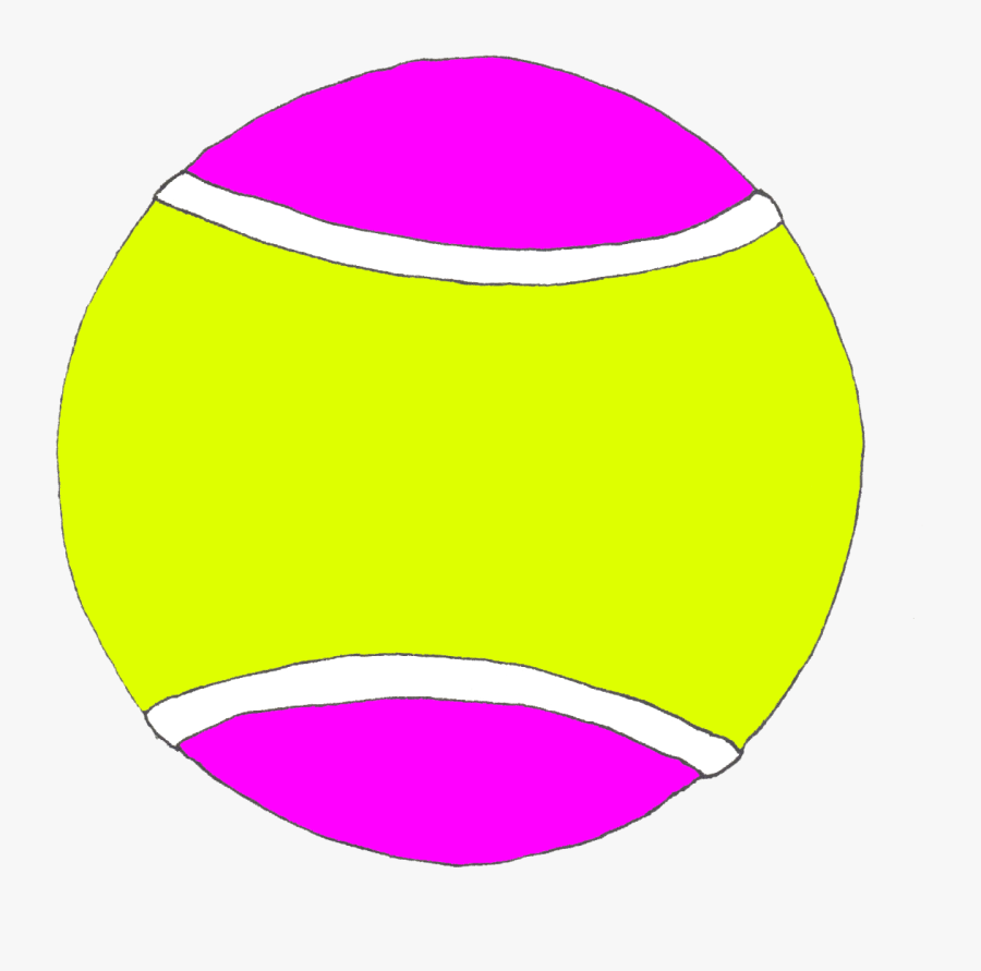 Transparent Tennis Ball Clipart - Circle, Transparent Clipart