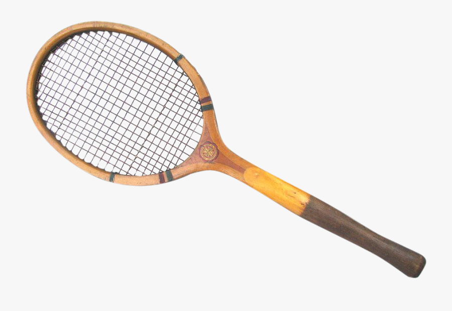 Clip Art Antique Tennis Rackets - Tennis Racket, Transparent Clipart