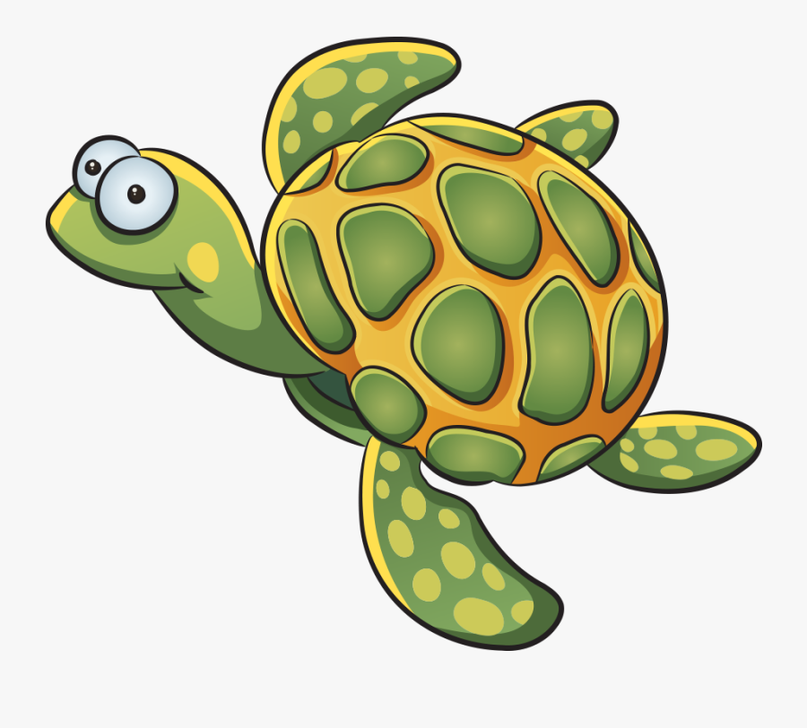 Clip Art Cartoon Sea Turtle Pictures - การ์ตูน สัตว์ น่า รัก, Transparent Clipart