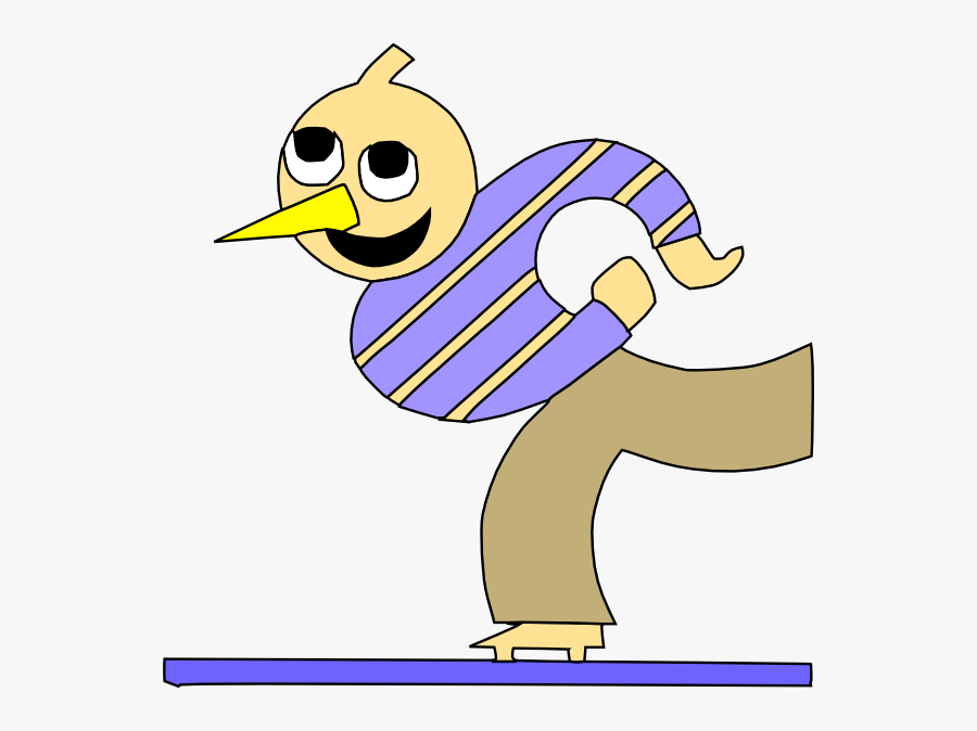 Roller Skating Pumpkin Clipart - Cartoon, Transparent Clipart