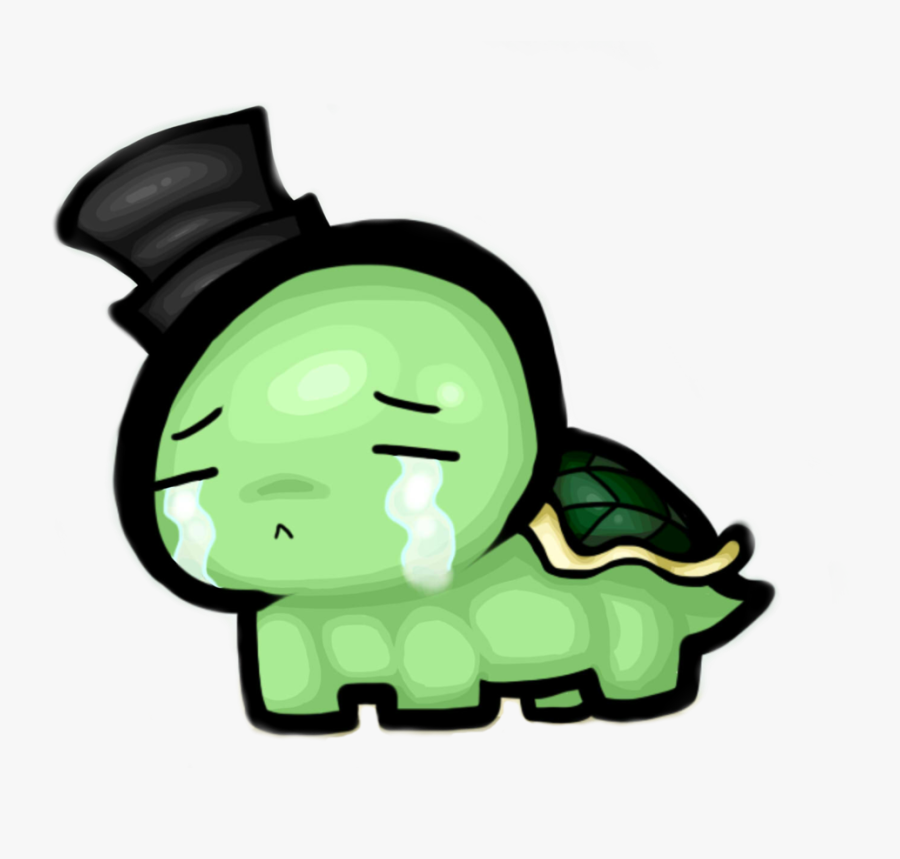 How To Draw A Cute Sea Turtle Download - Sad Turtle Clipart, Transparent Clipart