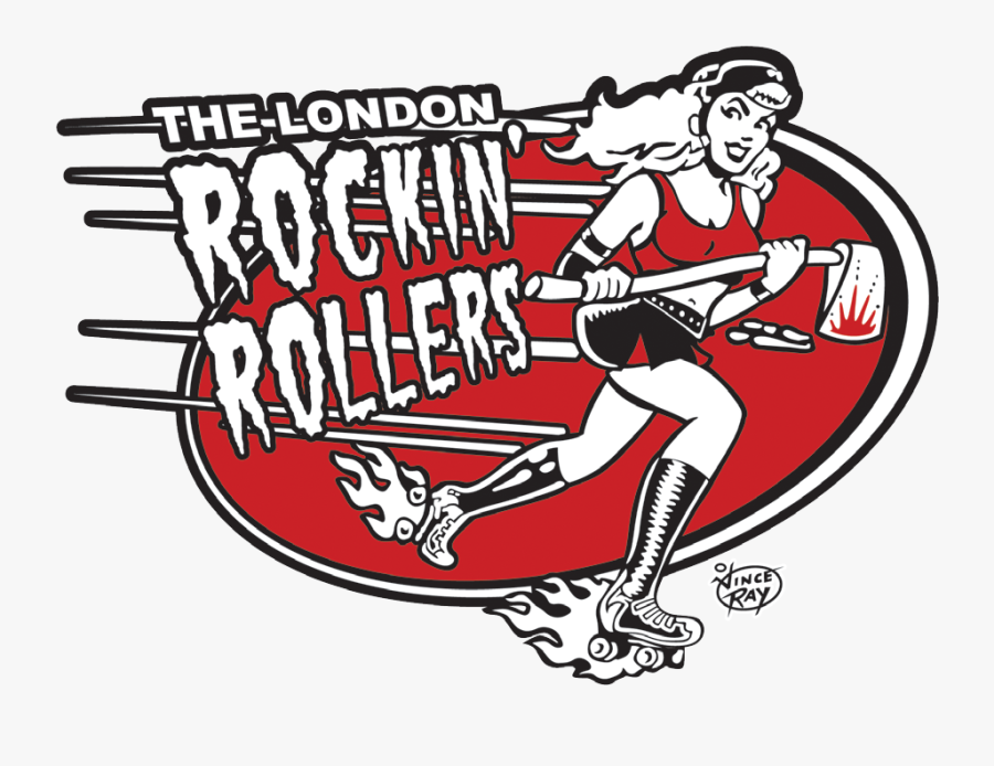 London Rockin Rollers Logo, Transparent Clipart