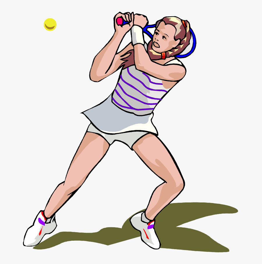 Clipart Female Tennis Players, Transparent Clipart