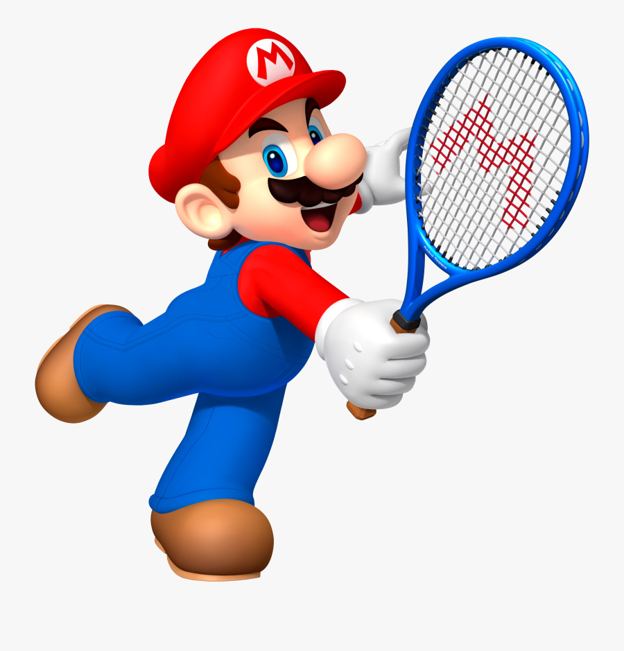 Transparent Tennis Clipart - Mario Tennis Open Mario, Transparent Clipart