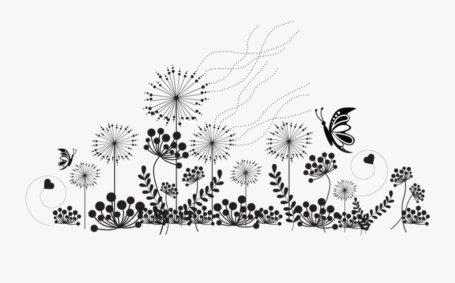 Wildflowers Clipart Black And White - Chrysanths, Transparent Clipart