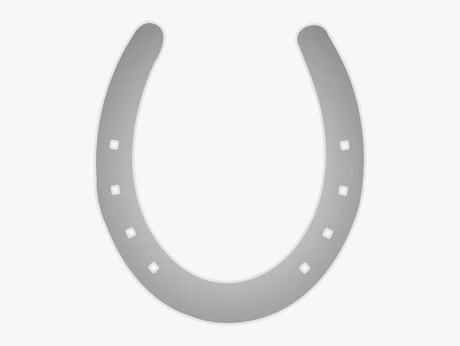 Gray Horseshoe Clipart, Transparent Clipart