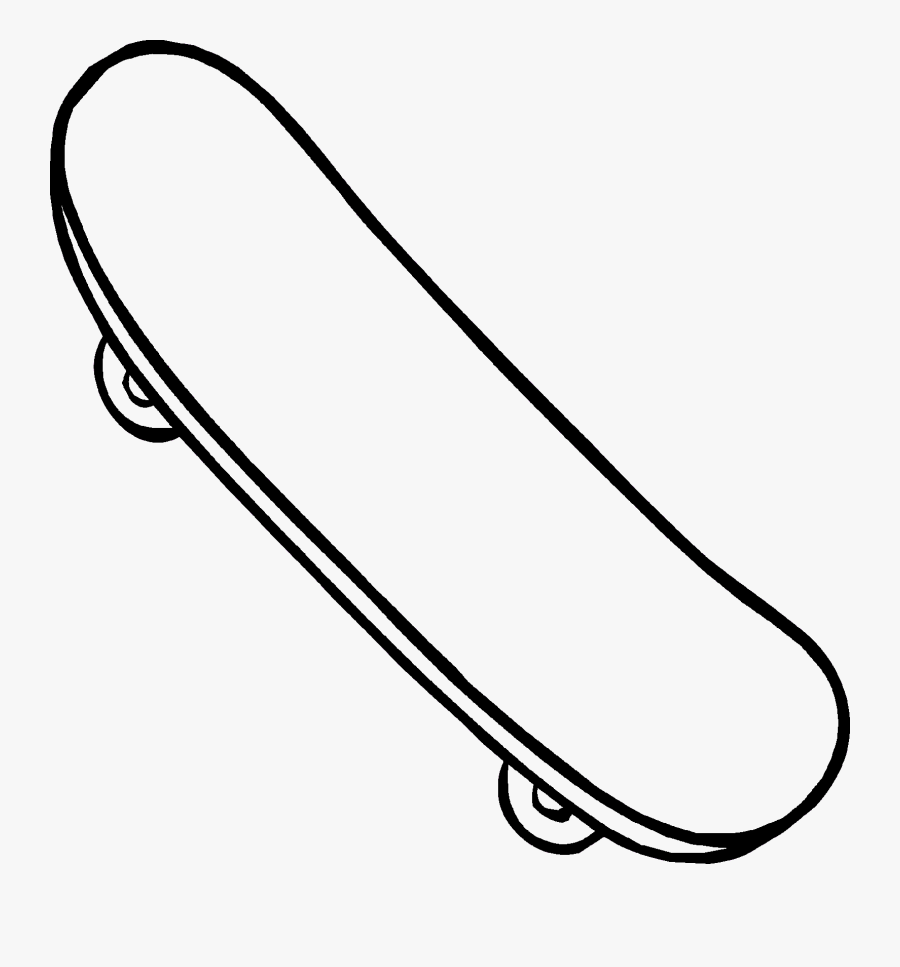 19 Skate Picture Freeuse Stock Sketch Huge Freebie - Skateboard Black And White Drawing, Transparent Clipart