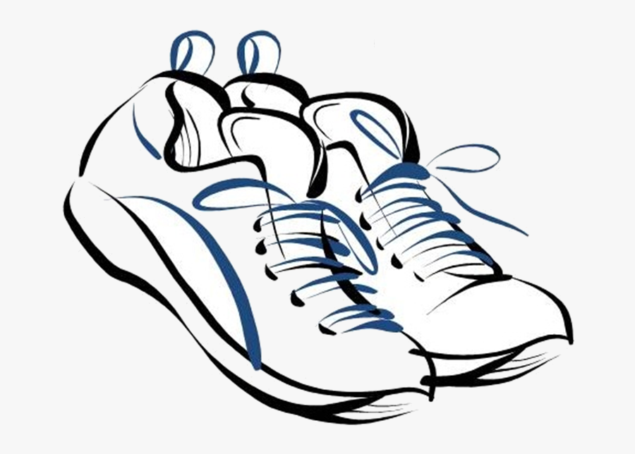 Track Shoe Clip Art Clipart Image Transparent Png - Running Shoes Drawing, Transparent Clipart