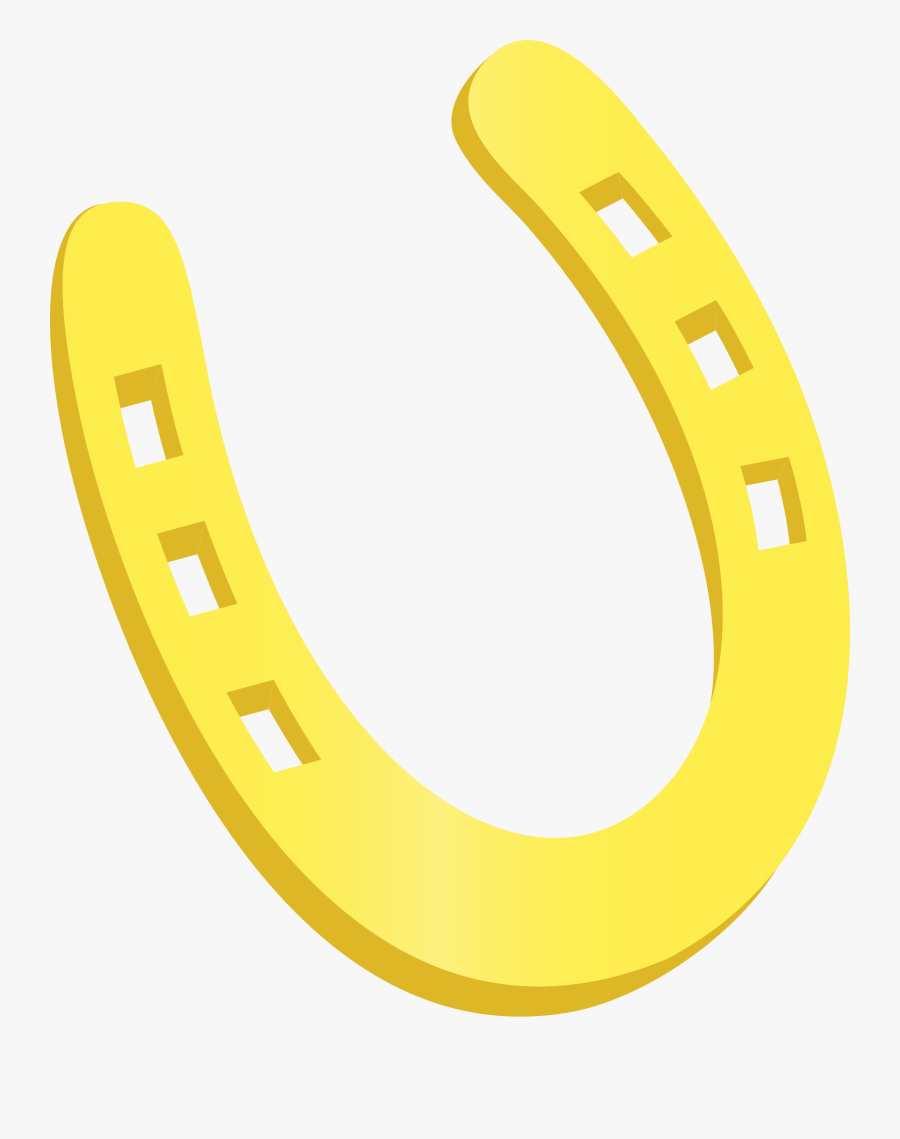 Horse Shoe Clipart Horseshoe - Horseshoe Clipart Yellow, Transparent Clipart